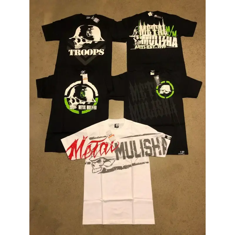 Metal Mulisha TIES BISECT CLINKER 5 T-Shirts TEE TEES Small S Short-Sleeve
