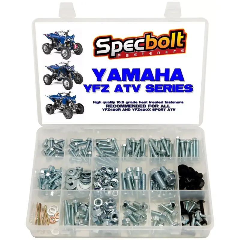 250pc Bolt Kit Yamaha YFZ-450 ATV YFZ 450 plastic fenders engine frame YFZ450