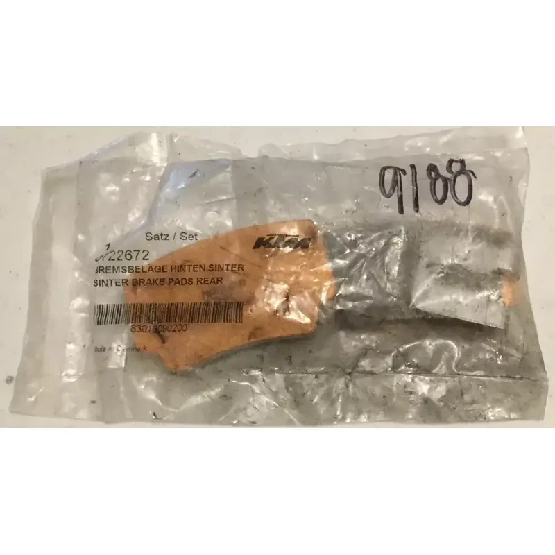 KTM OEM SINTER BRAKE PADS REAR 2010-2011 450 505 525 SX XC ATV 83013090200