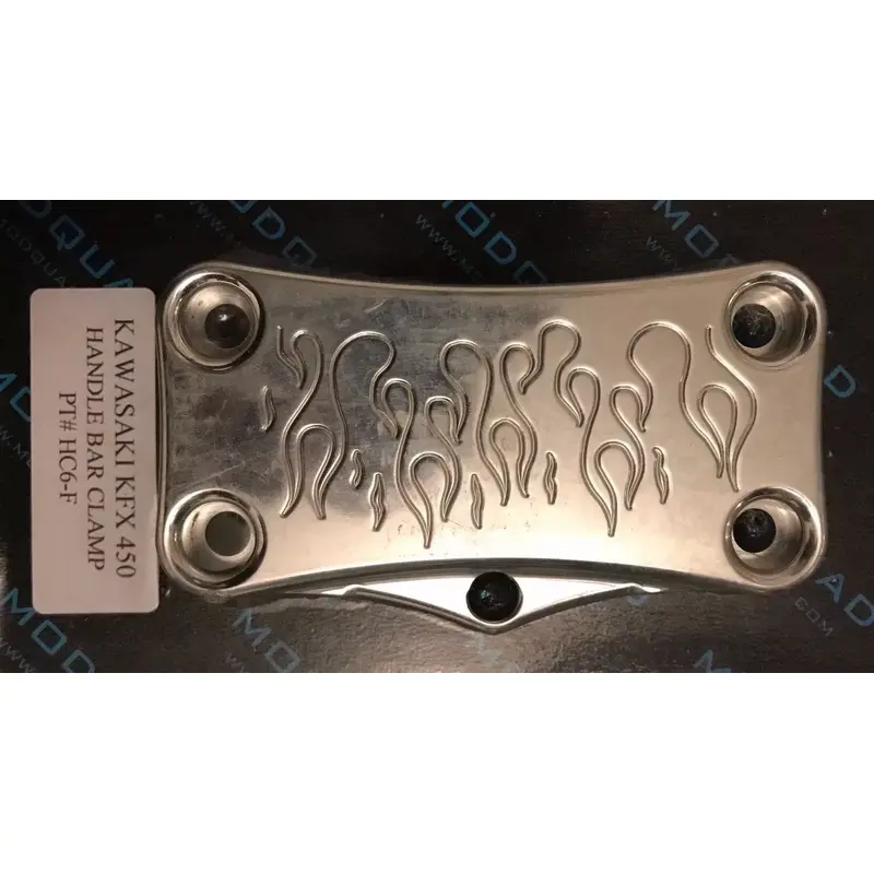 KAWASAKI KFX450R KFX 450 R 450R BILLET ALUMINUM BAR CLAMP HANDLEBAR HANDLE 08-14