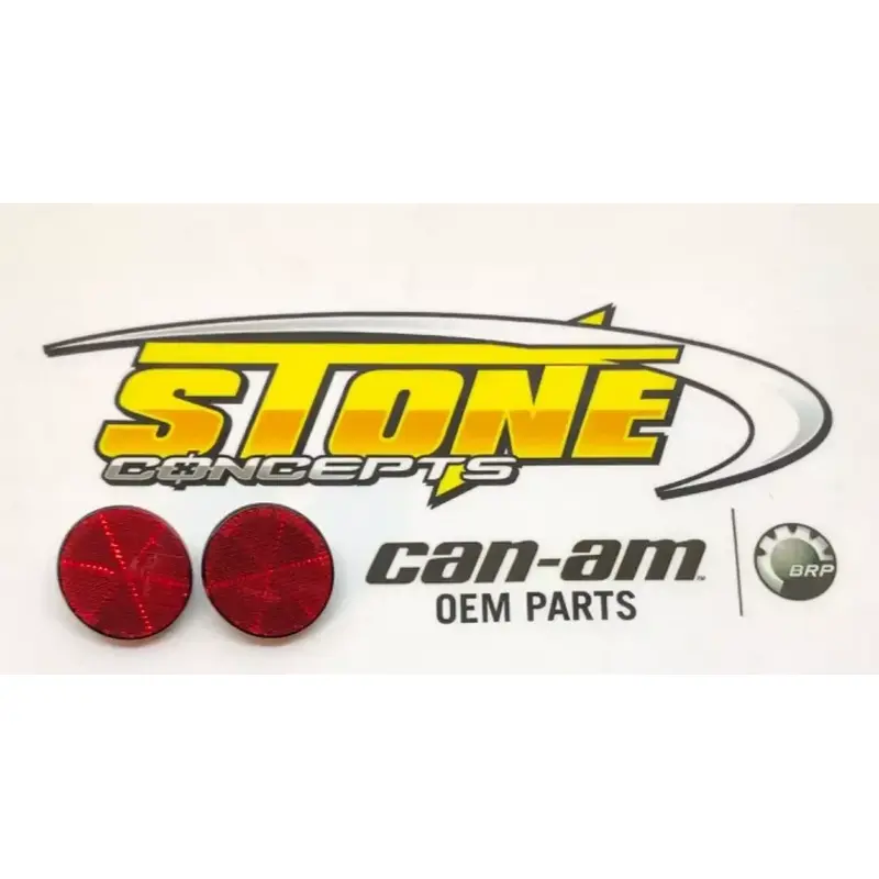 SET Can-Am Red Reflector Outlander MAVERICK RENEGADE 450 570 650 1000R TALMU