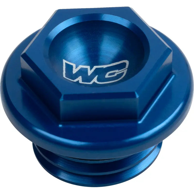Works connection Oil Plug - Blue - Kawasaki/Suzuki/Yamaha/Honda