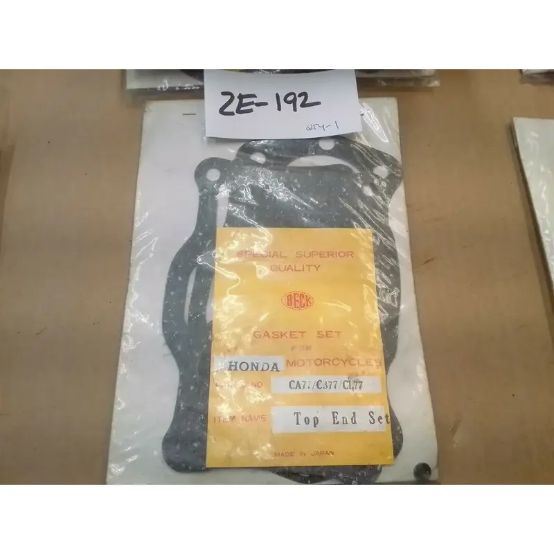 Honda Dream Scrambler Hawk CA77 CB77 CL77 Beck Top End Gasket Ser NOS ZE-192