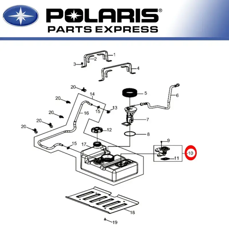 NEW GENUINE POLARIS 2015-2021 RZR 170 FUEL SENSOR 0455044 OEM