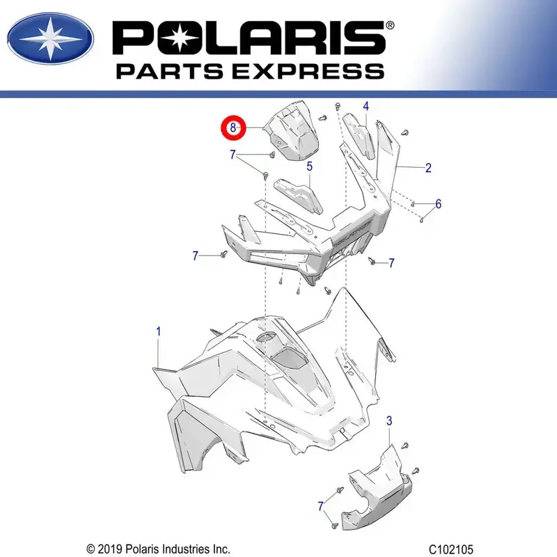 NEW GENUINE POLARIS 2021 2022 OUTLAW 70 IGNITION POD BLACK 5456122-070 OEM