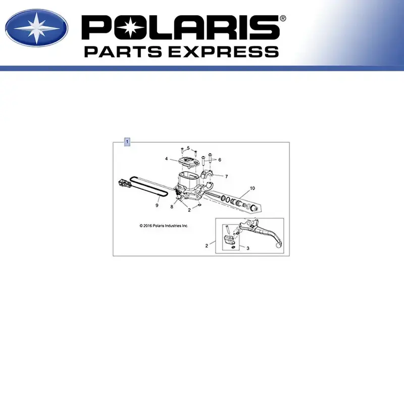 POLARIS SPORTSMAN 570 1000 XP ASM MASTER CYLINDER FRONT 2010444 OEM NEW