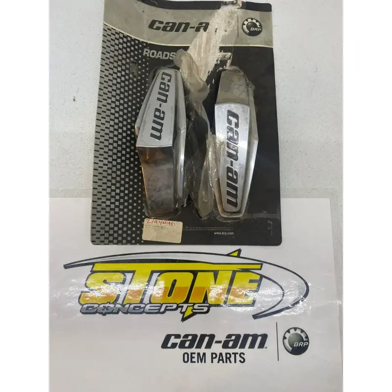 Can-Am 219400195 Side Logo Trim Pieces Genuine OEM New B