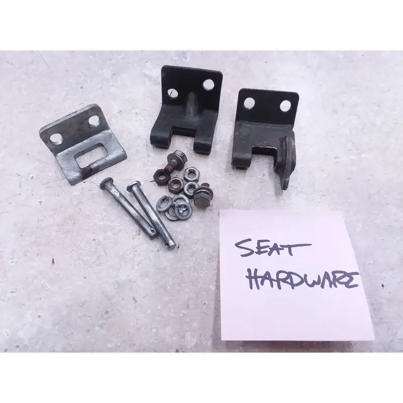 Suzuki 100 TC TC100 Blazer OEM Seat Mount Bracket Hardware Lot 1973 VTG ANX-B219