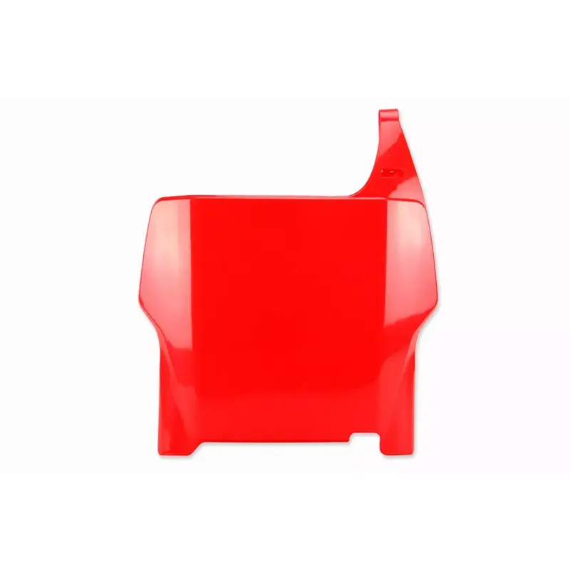 UFO Red Front Number Plate for CR125R, CR250R, CRF250R, CRF450R