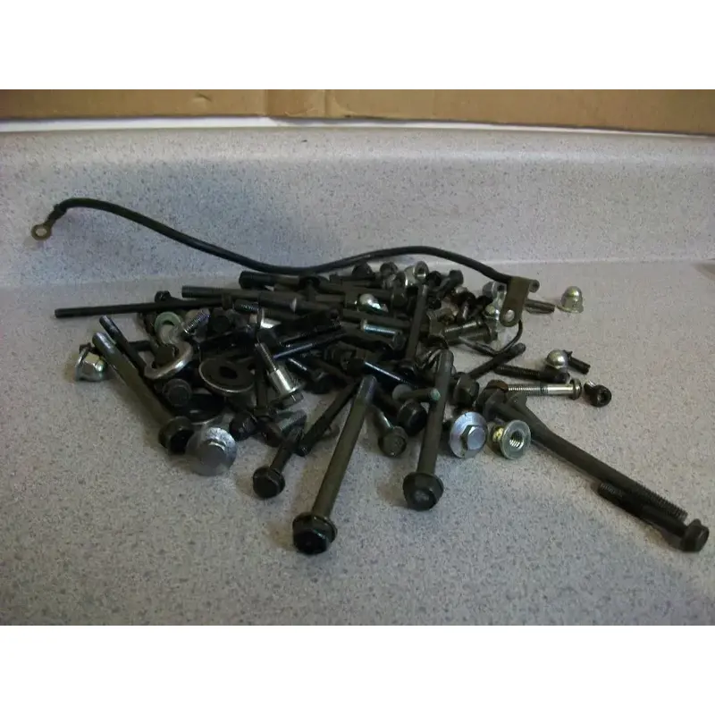 Kawasaki Ninja ZX600 Good Used Engine Bolts Lot 1986