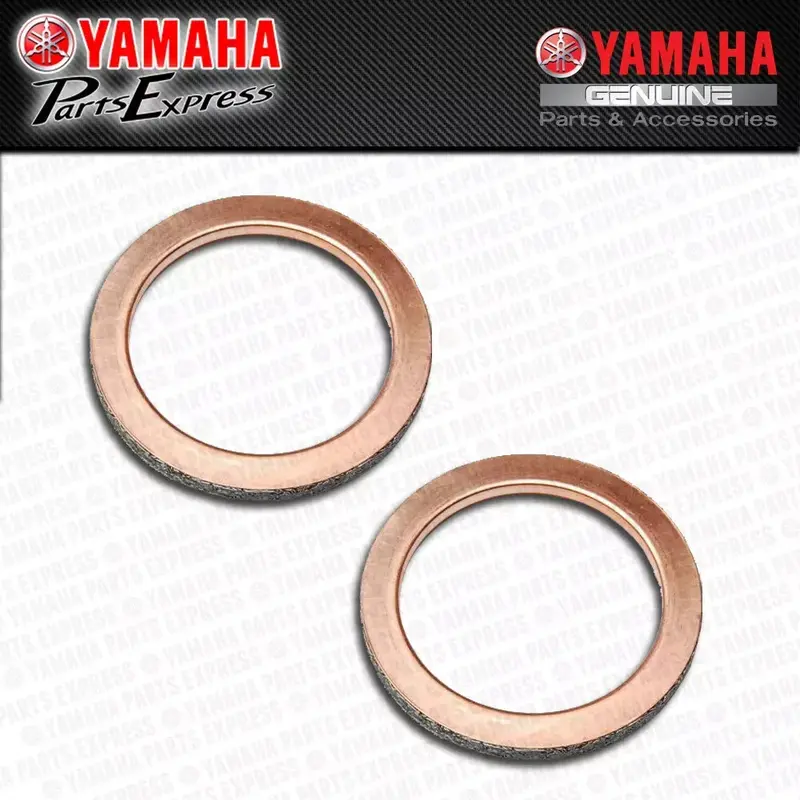 NEW YAMAHA GRIZZLY 550 600 660 700 OEM EXHAUST GASKETS 2 PACK 3YF-14613-01-00