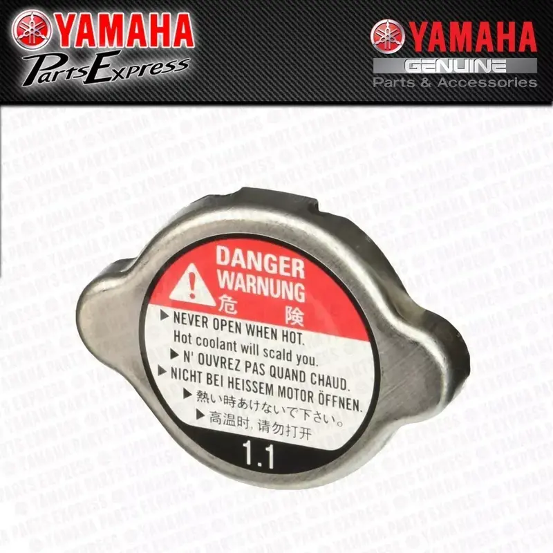 NEW YAMAHA R1 R3 R6 WR YZ 65 85 250F 450F YFZ450 VMAX OEM RADIATOR CAP ASSEMBLY
