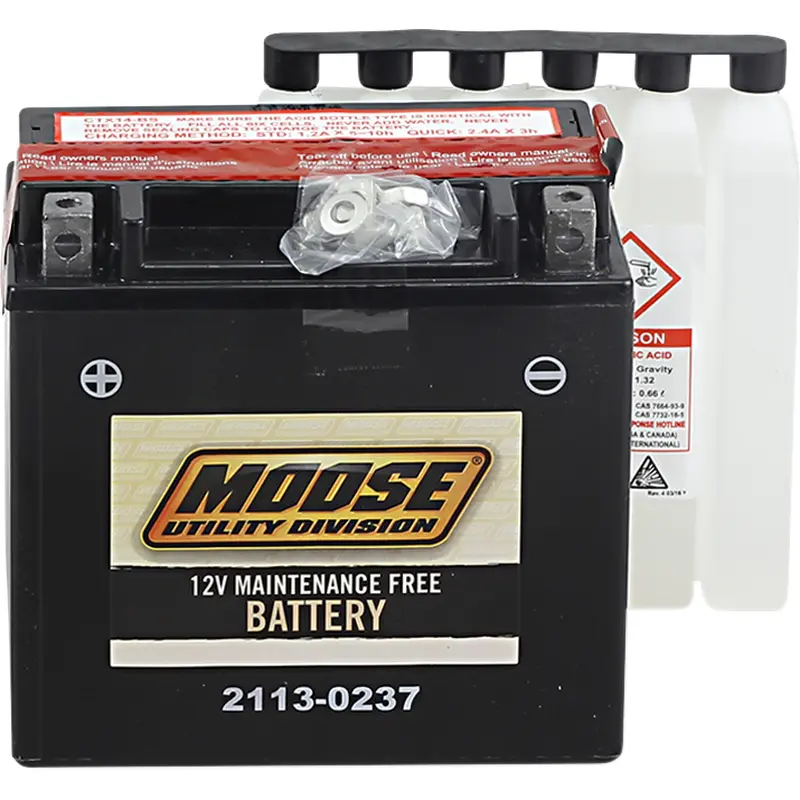 Moose offroad AGM Battery - YTX14-BS Honda/Suzuki/Yamaha