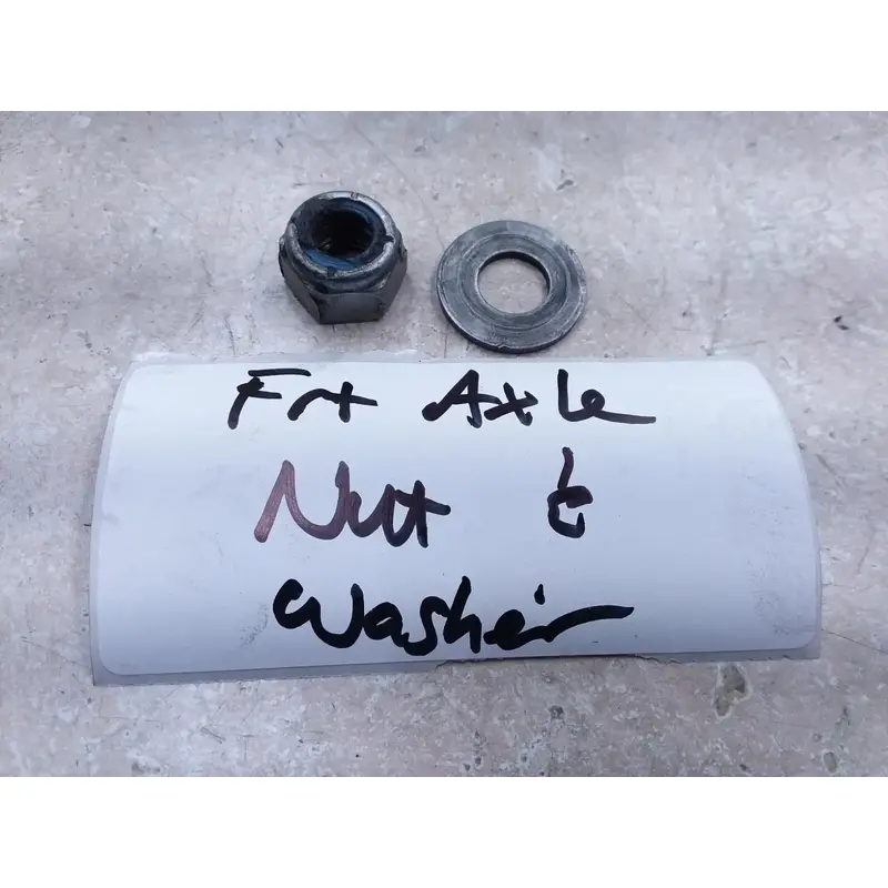 Penton 125 Six Day Steel Tank Front Wheel Axle Nut & Washer 1970 ANX-C47
