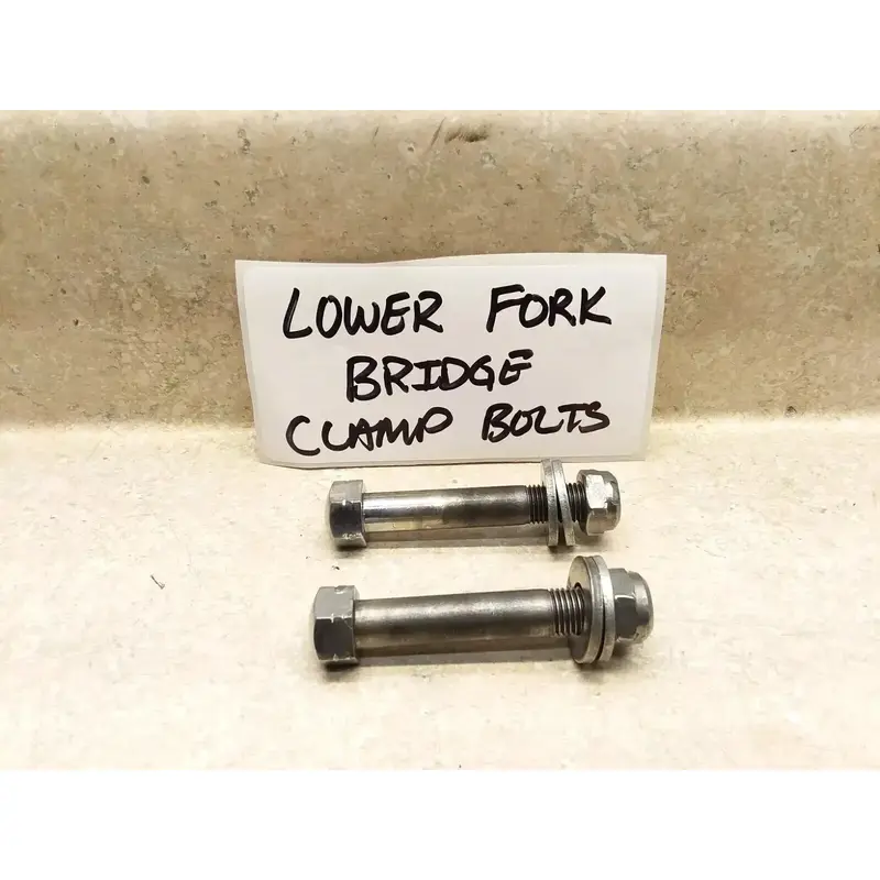 VTG 1971 Triumph Trophy 500 T100-C Lower Fork Clamp Bridge Bolts PJ-9