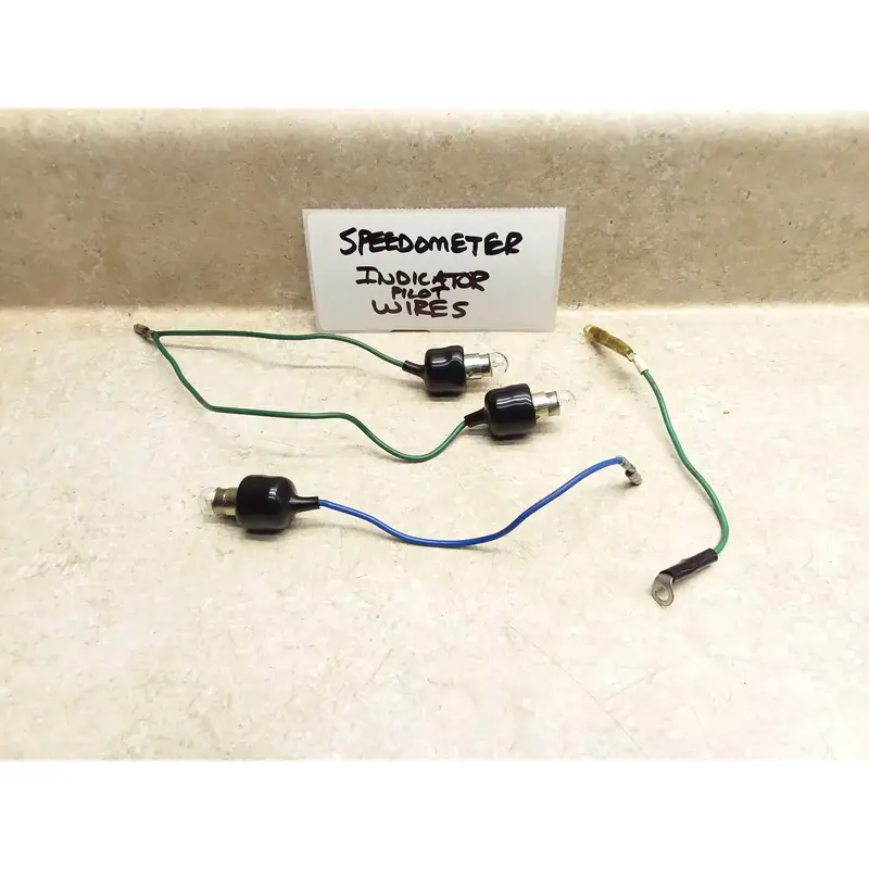 VTG CB 77 Honda CB77 Super Hawk NICE Speedometer Gauge Pilot Light Wire Set PJ24