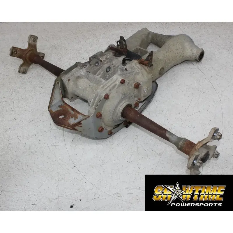 02-03 KAWASAKI PRAIRIE 650 REAR AXLE BACK WHEEL AXEL SHAFT SWINGARM ASSEMBLY
