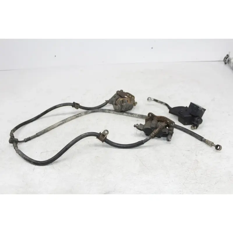 10 KAWASAKI BRUTE FORCE 750 FRONT BRAKE MASTER CYLINDER W CALIPER PAIR