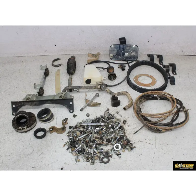 16-18 YAMAHA WOLVERINE YXE700 PARTS AND HARDWARE NUTS BOLTS MIRROR BELT