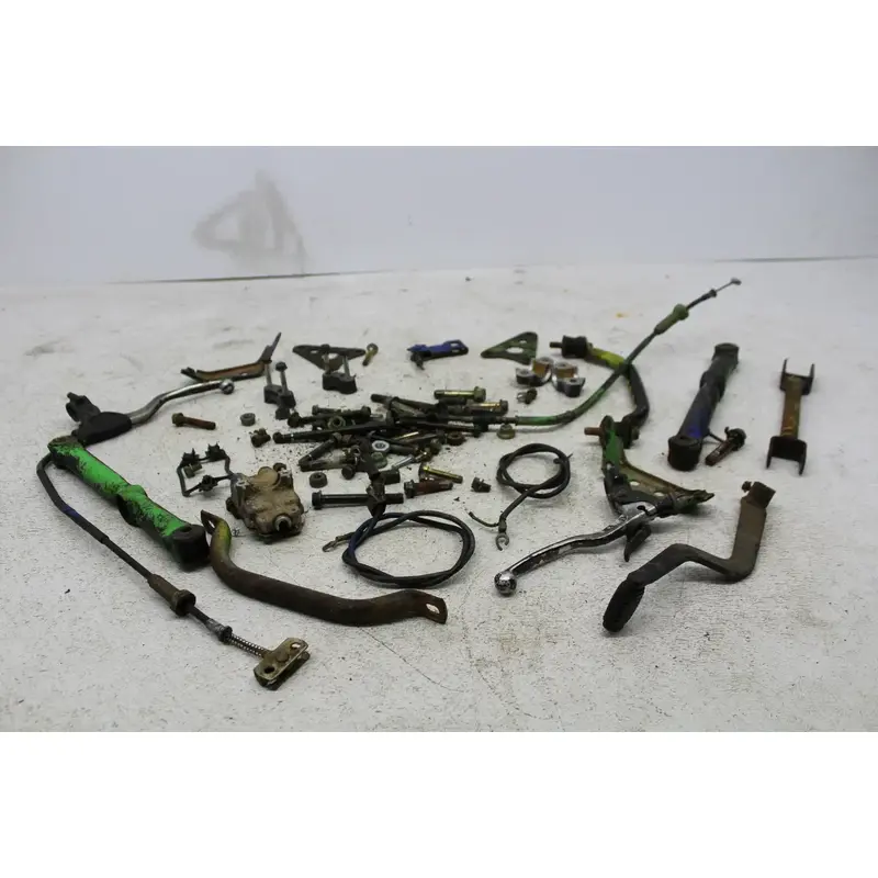 92 KAWASAKI BAYOU 220 KLF220A PARTS HARDWARE NUTS BOLTS LEVER PEDAL WIRE