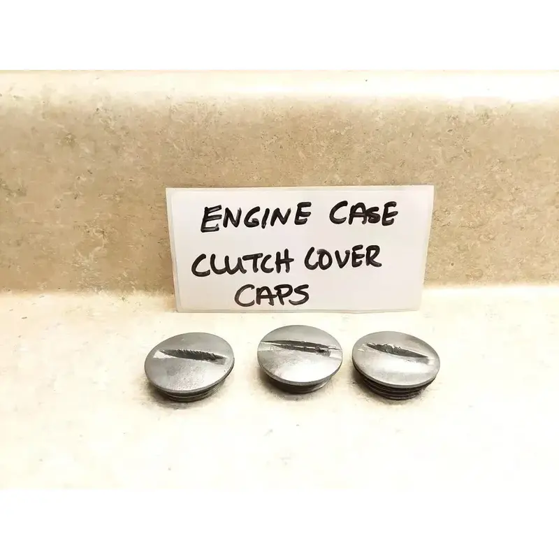 VTG 1971 Triumph Trophy 500 T100-C Engine Case & Clutch Cover Cap Covers PJ-9