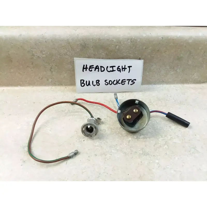 VTG 1971 Triumph Trophy 500 T100-C Headlight Bulb Socket Wires PJ-9
