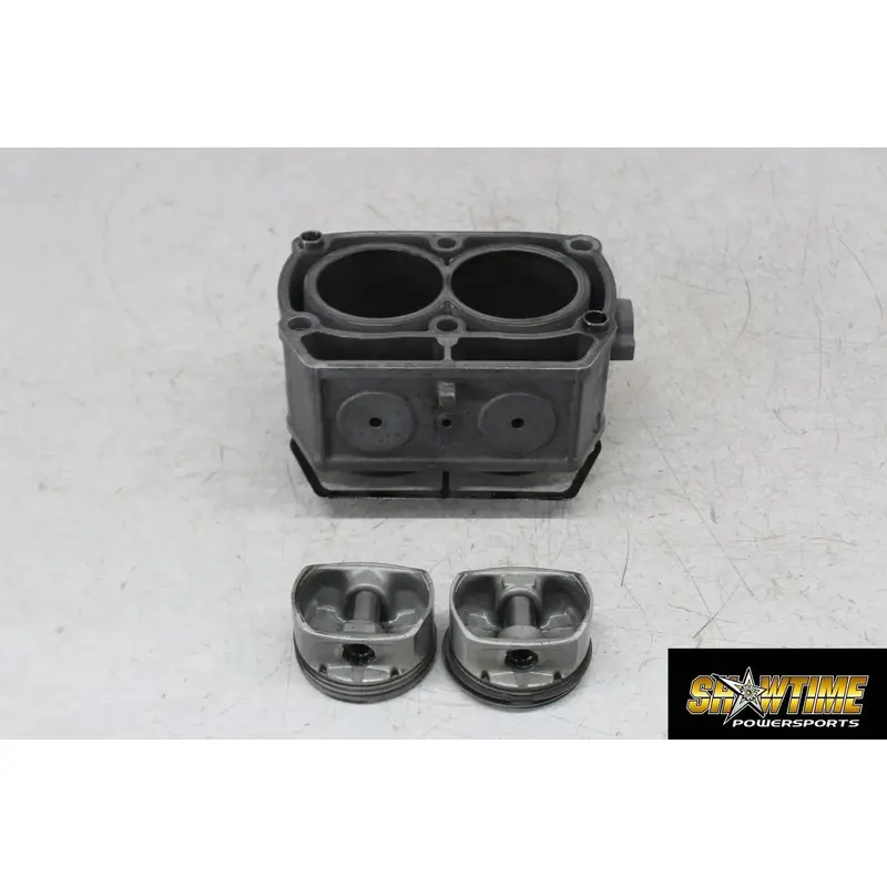 07 POLARIS SPORTSMAN 800 ENGINE CYLINDER PISTON BLOCK JUG BARREL W PISTONS