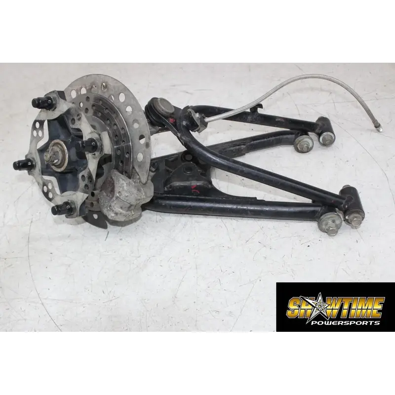 09-14 SUZUKI QUADSPORT LTZ400 FRONT LOWER UPPER RIGHT CONTROL A ARMS HUB SPINDLE
