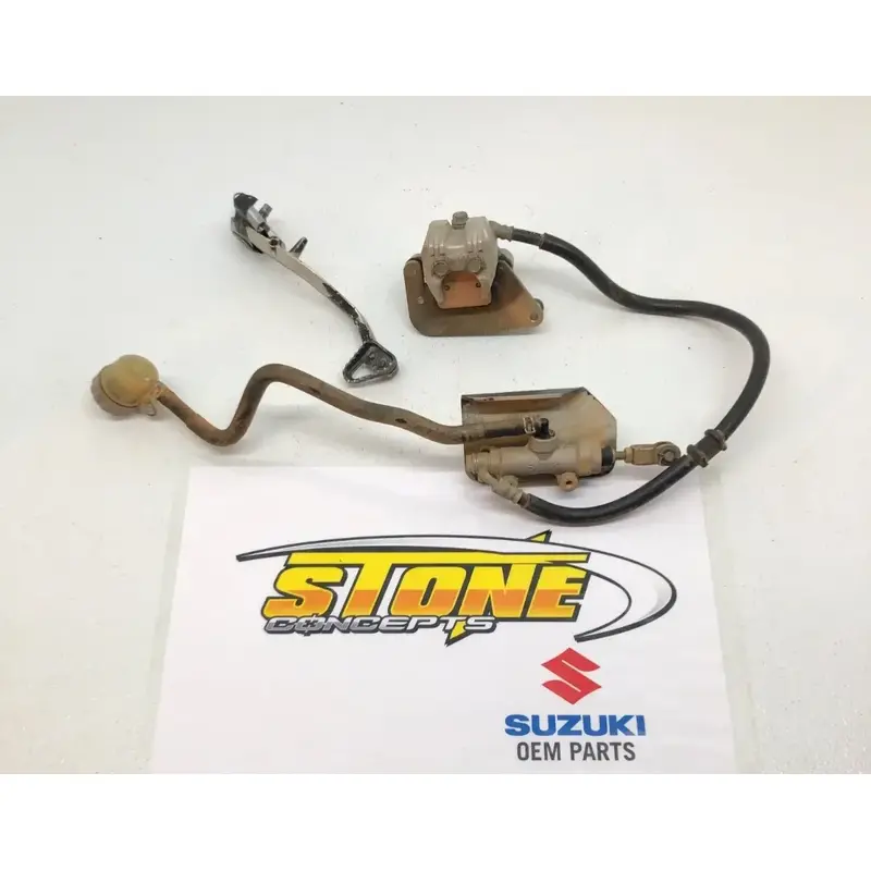 OEM 06-09 Suzuki LTR450 Nissin Rear Brake Lever Pedal Master Cylinder Caliper