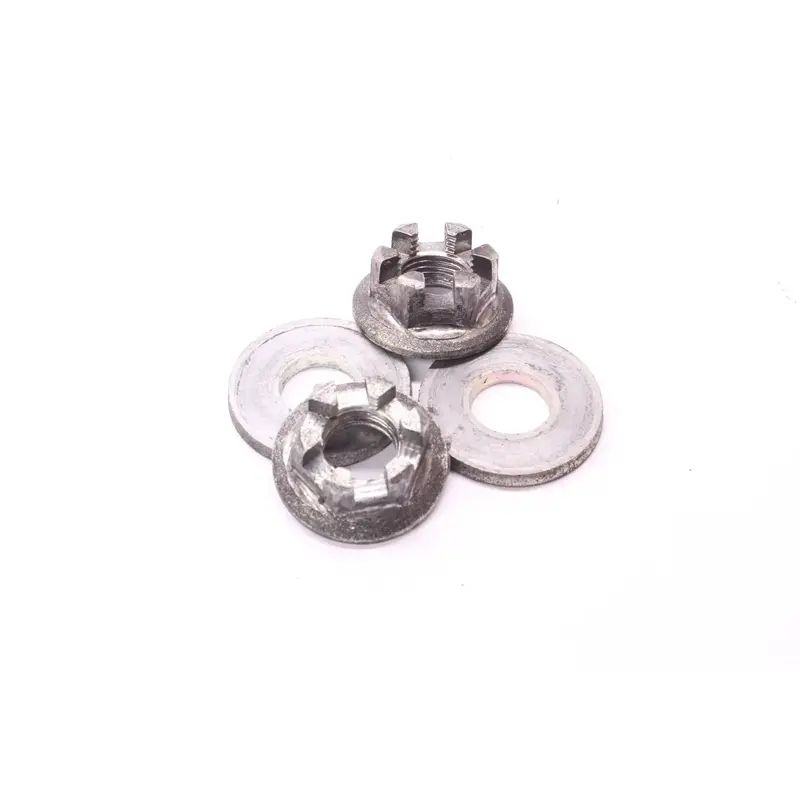 OEM Yamaha Yfz450r Rear Axle Back Wheel Castle Nut Nuts Set Pair r8978