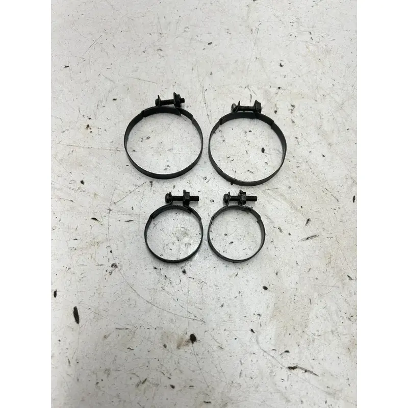 83 1983 Yamaha Tri Moto 175 YT175K OEM LOT Fork Boot Clamp Upper Lower Clamps