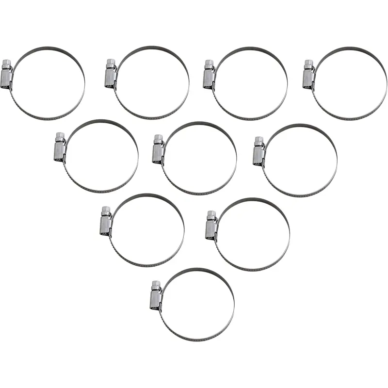 Parts unlimited Embossed Stainless Steel Hose Clamps