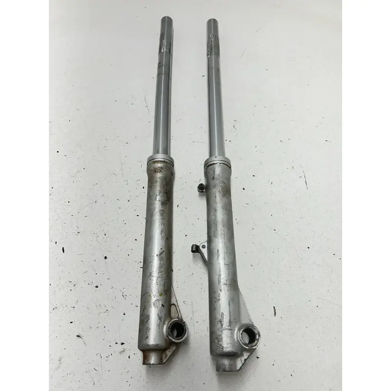 84 1984 Yamaha Tri Moto 225 DX YTM225DXL OEM Front Fork Forks Suspension Shock