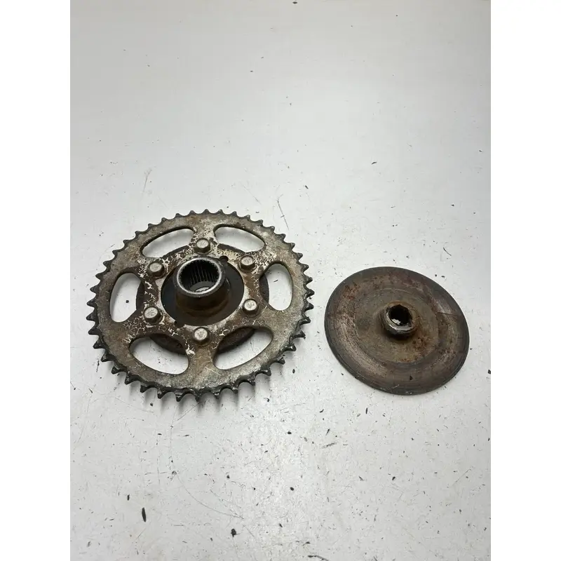 88 1988 Polaris Trail Boss 250 4x4 OEM Rear Back Wheel Hub Brake Sprocket Disc