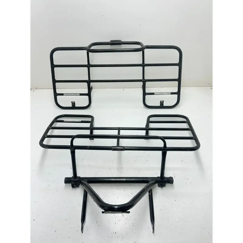 88 1988 Polaris Trail Boss 250 4x4 OEM Front Rear Bumper Rack Luggage Bar STRAIG