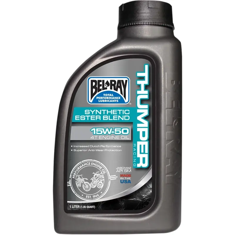 BEL-RAY Thumper Synthetic Blend 4T Oil - 15W-50 - 1L 99530-B1LW