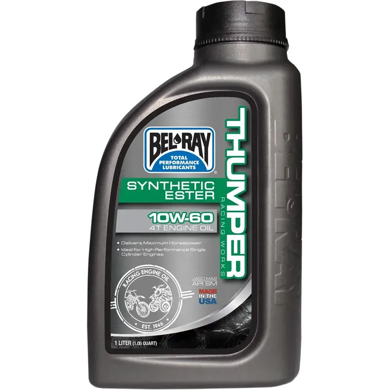 BEL-RAY Thumper Synthetic Oil - Fits 10W-60 - 1L 99551-B1LW