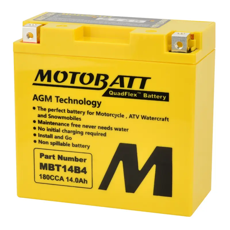 MOTOBATT BATTERY MBT14B4 SEALED FACTORY ACTIVATED