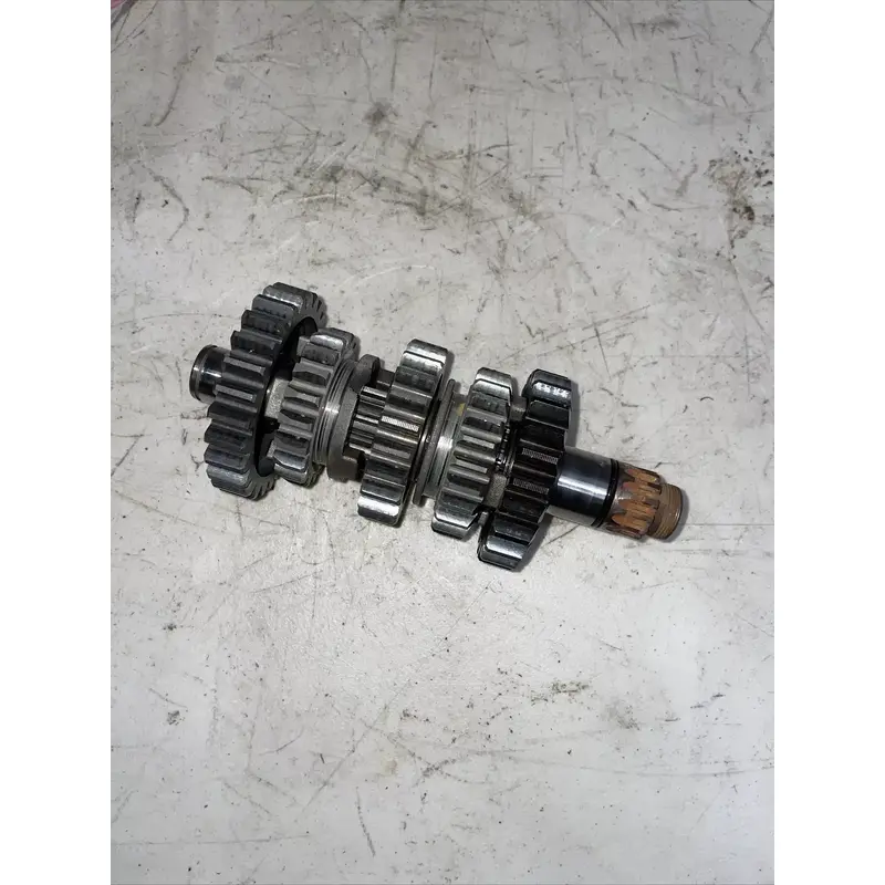 2007 YAMAHA YZ450F TRANSMISSION COUNTER SHAFT OUTPUT SHAFT DAMAGED