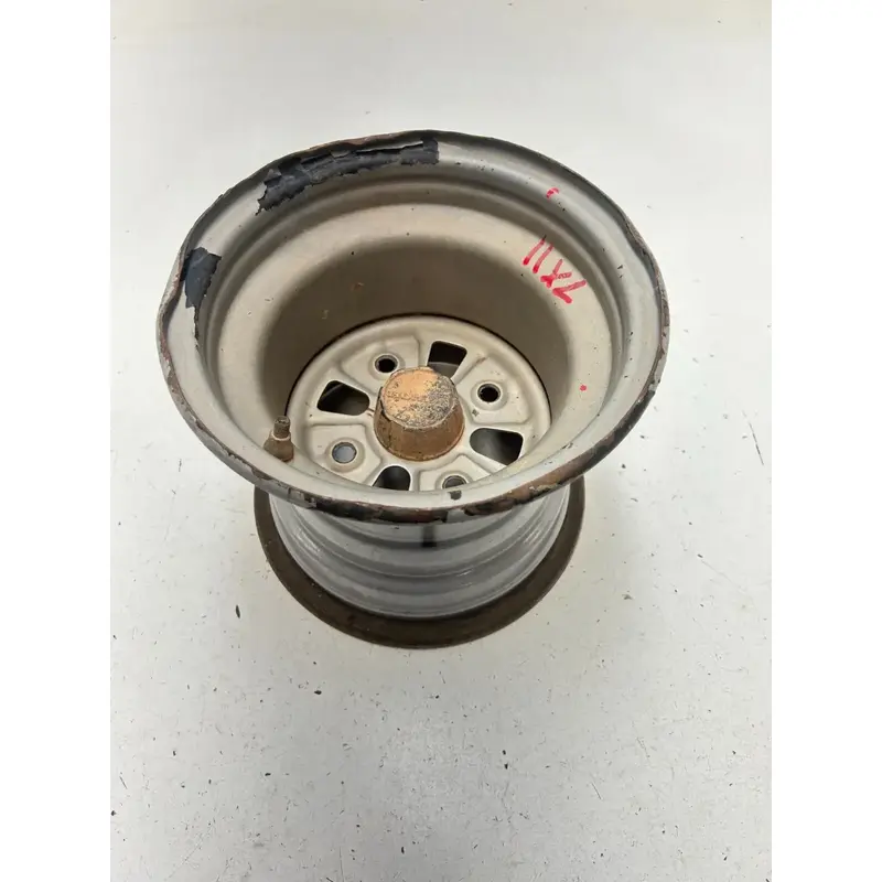 98 1998 Honda Recon 250 TRX250 2x4 OEM STRAIGHT! Rear Back Wheel Rim 9 X 8 READ