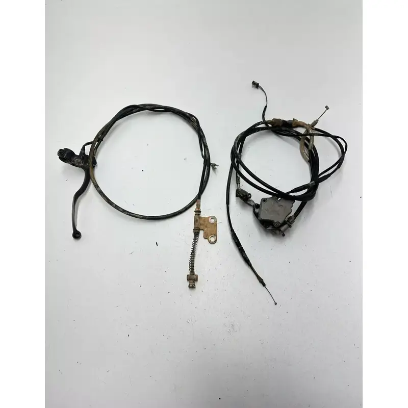 02 Polaris scrambler 90 2x4 2T OEM Front Rear Brake Throttle Cable Perch Lever