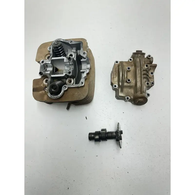 03 Suzuki Ozark 250 LTF 2x4 OEM  NICE! Top End Cylinder Head Cap Cam Valve Cover