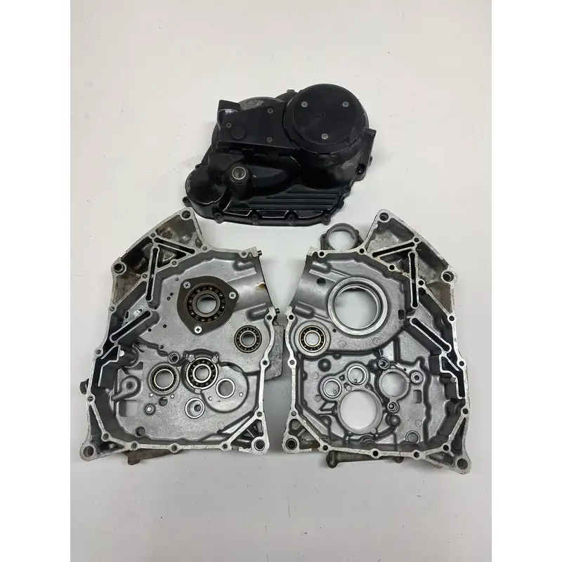 1987 87 Kawasaki Bayou Klf 300 GOOD! CrankCase Cases Case Cover Free US Ship