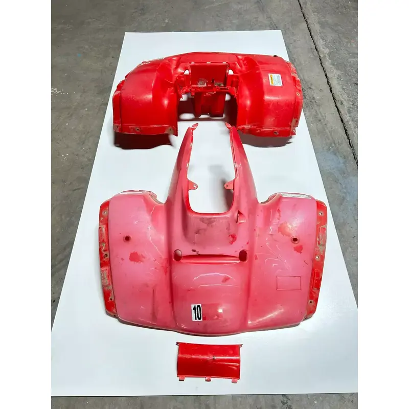 2002 02 Honda Rancher 350 TRX350FM 4x4 OEM Front Rear Fender Plastics Body READ