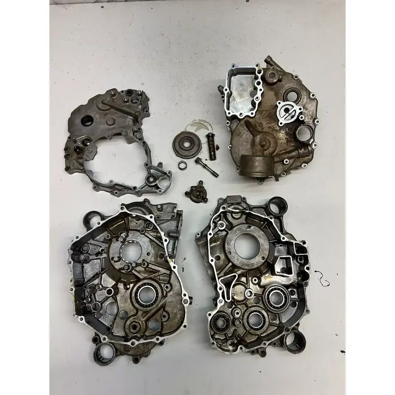 2003 03 Honda Rincon TRX 650 FA 4x4 LOT Crankcase Case Set Cover Clutch Stator