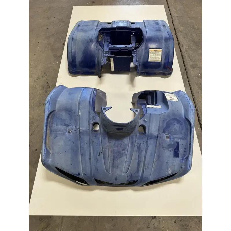 2005 05 Yamaha Bruin YFM 350 2X4 OEM Fender Plastic Body Blue Front Rear Fairing