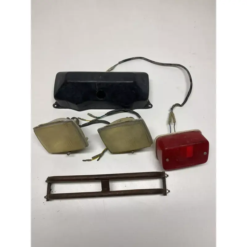 1993 93 YAMAHA BIG BEAR 350 4X4 Headlight Tail Light Guard Cover UNTESTED