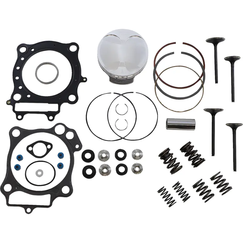 Kibblewhite Top End Kit - Black Diamond Valves with Piston Kit - Honda TRX450R