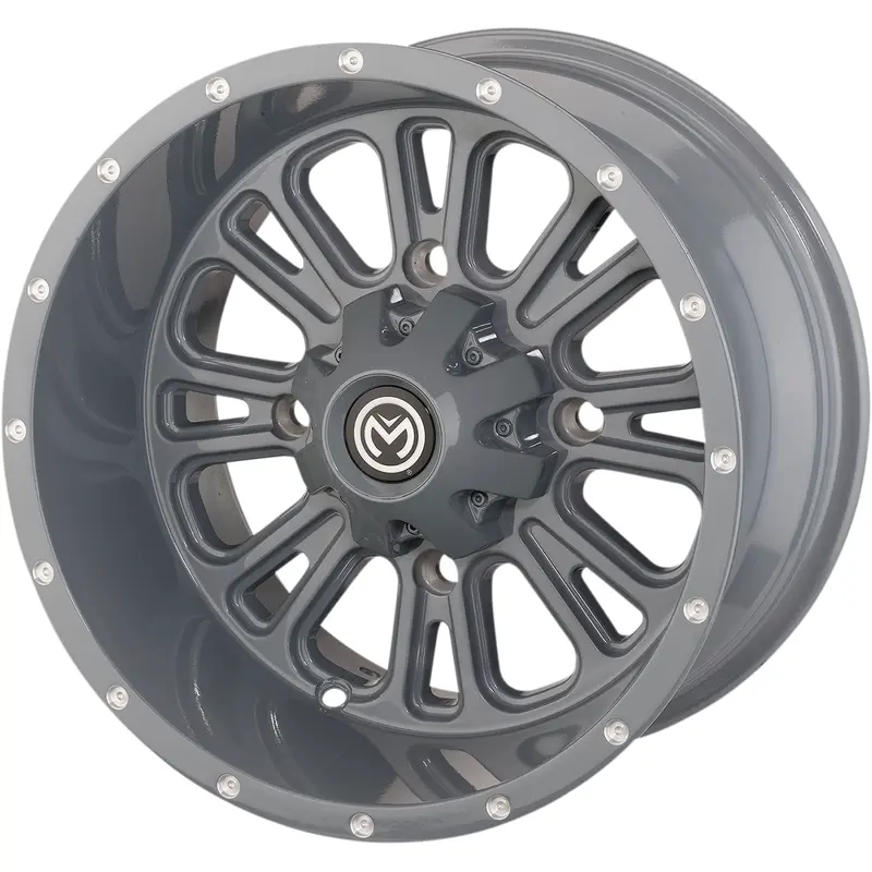 Moose offroad Wheel - 399X - Front - Gray - 14x7 - 4/156 - 4 3 Kawasaki/Polaris/Yamaha