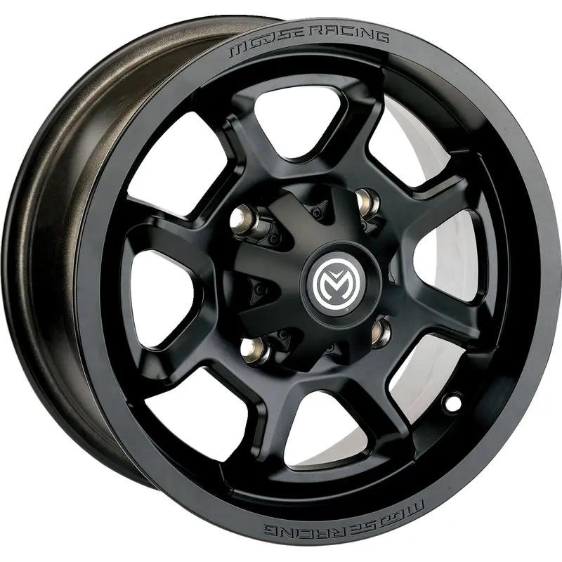 Moose offroad Wheel - 415X - Front/Rear - Black - 14x7 - 4/136 - 5 2 Can-Am/Honda/Kawasaki